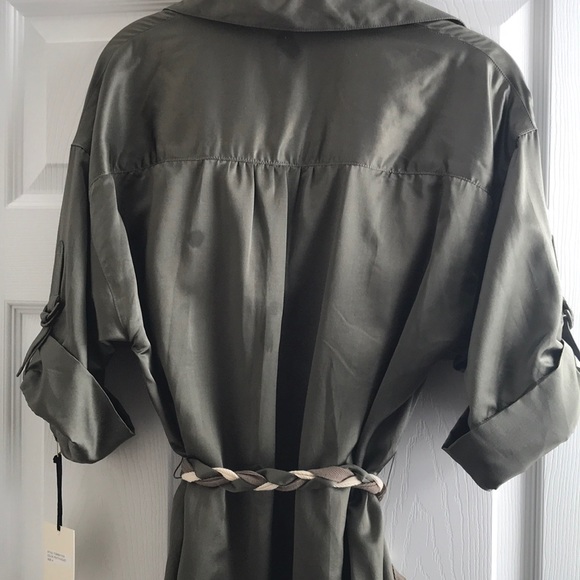 Milly size 4 silk Shirt dress. Brand new. - Picture 6 of 11